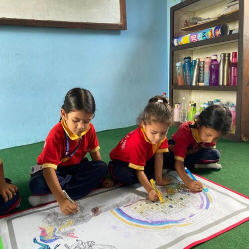 Creativity of kids at Deepshikha Pre-Primary
